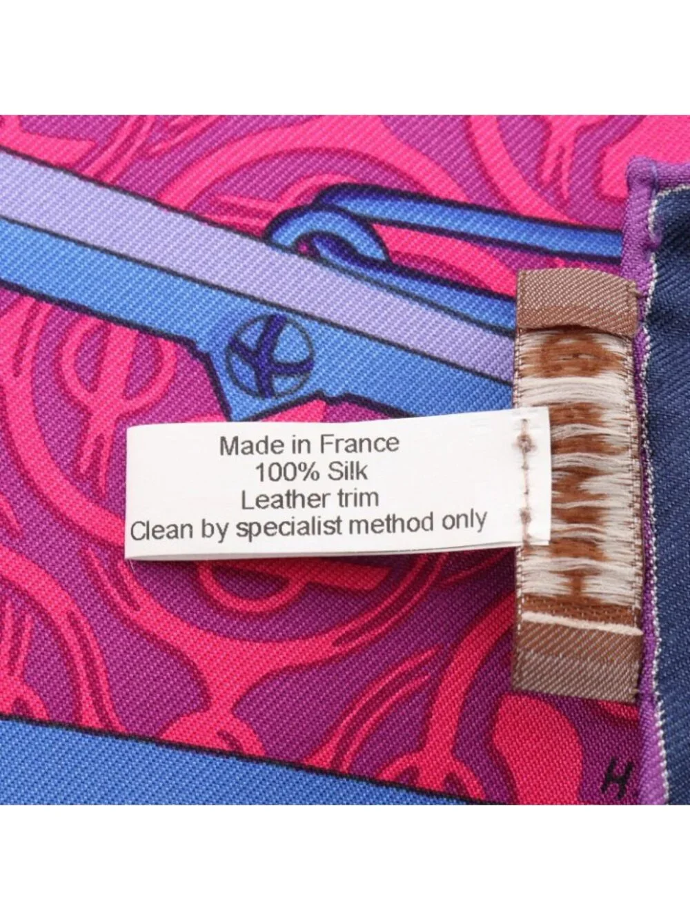 Hermes Scarf Petit Carre 90 Mors Et Gourmettes Silk - Picture 3 of 5